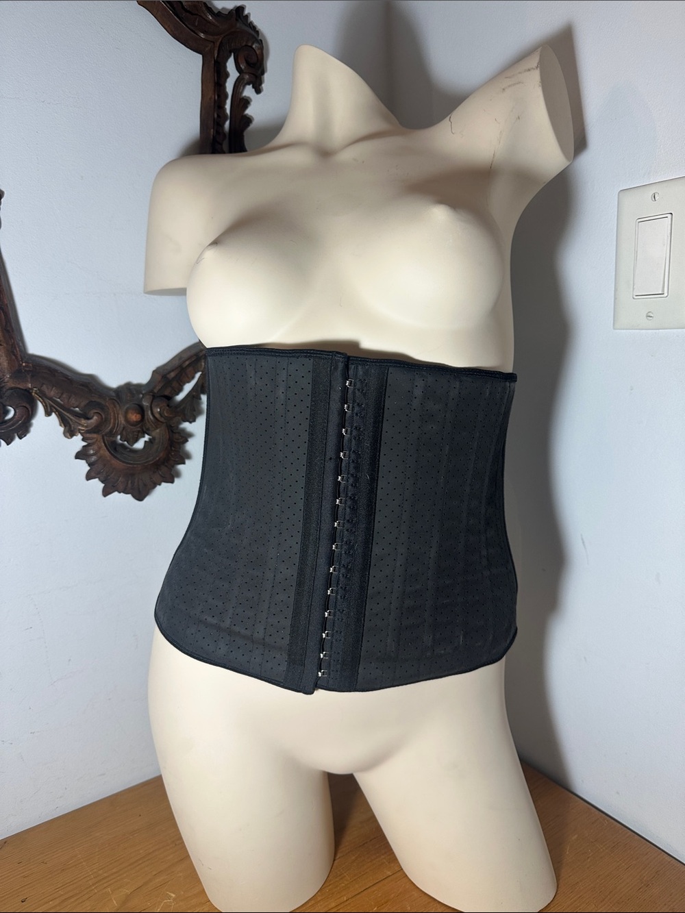 Anna Black Waist Cincher Corset Belt